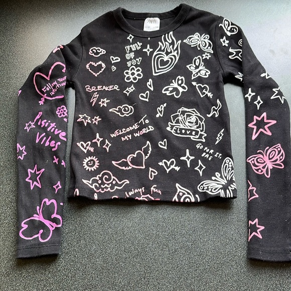 Girls Crop Top, Size 10 - Picture 2 of 4